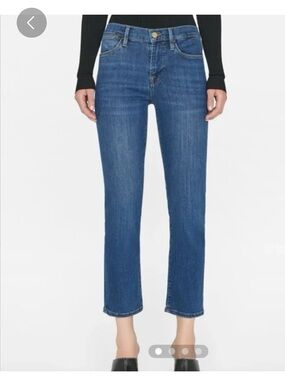 FRAME Denim Le High Straight jeans in the wash "Bestia" Ankle length size 29